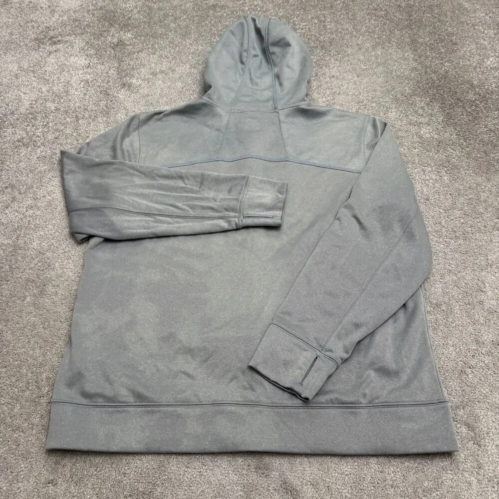 The North Face Mountain Athletics Full Zip Hoodie Sweatshirt Mens XL Gray Blue